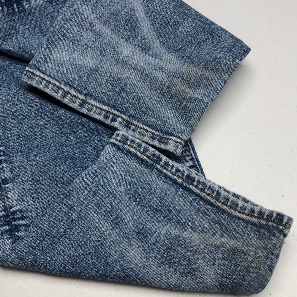 DISTRESS MENS VINTAGE AMERICAN EAGLE ATHLETIC FIT JEANS 30x32 😎 - Picture 11 of 13